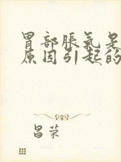 胃部胀气是什么原因引起的