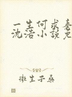 一生何求秦菲雪沈浩小说免费阅读全文笔趣阁