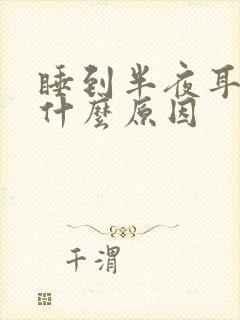 睡到半夜耳鸣是什么原因