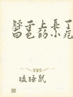 脖子上长了好多白色的小疙瘩