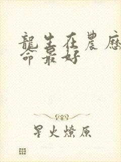 龙生在农历几月命最好