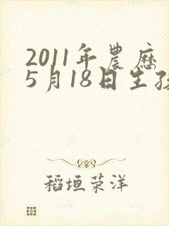 2011年农历5月18日生孩子的命运