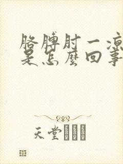 胳膊肘一凉就疼是怎么回事封面