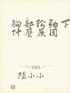 胸部松弛下垂是什么原因