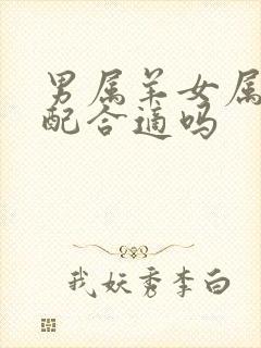 男属羊女属兔婚配合适吗