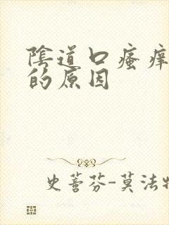 阴道口瘙痒潮湿的原因