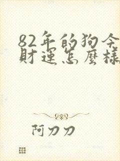 82年的狗今年财运怎么样封面