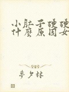 小肚子硬硬的是什么原因女