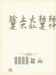 脸上火辣辣的但是不红是什么病