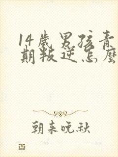 14岁男孩青春期叛逆怎么办