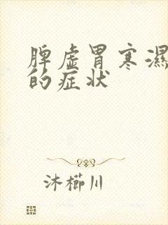 脾虚胃寒湿气重的症状