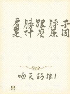 肩膀跟脖子疼痛是什么原因