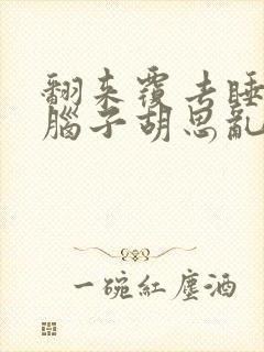 翻来覆去睡不着脑子胡思乱想封面