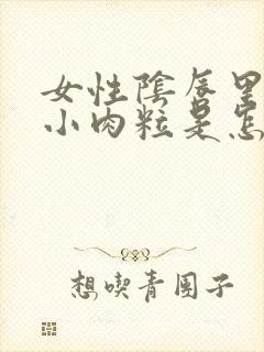 女性阴唇里面有小肉粒是怎么回事