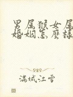 男属猴女属羊的婚姻怎么样