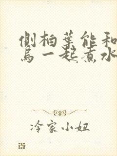 侧柏叶能和何首乌一起煮水洗头发吗