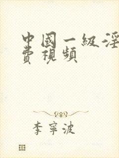 中国一级淫片免费视频