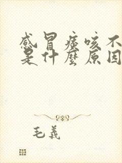 感冒痰咳不出来是什么原因