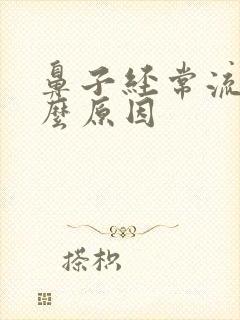 鼻子经常流血什么原因封面