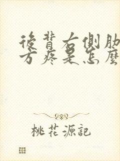 后背右侧肋骨下方疼是怎么回事