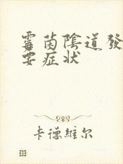 霉菌阴道发炎主要症状