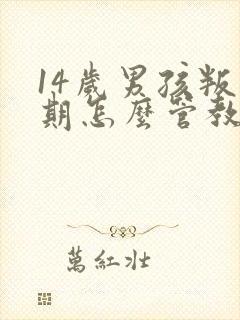 14岁男孩叛逆期怎么管教比较合适