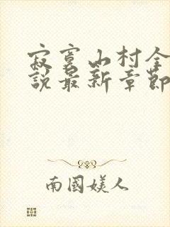 寂寞山村全部小说最新章节