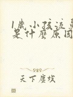 1岁小孩流鼻血是什么原因引起的呢封面