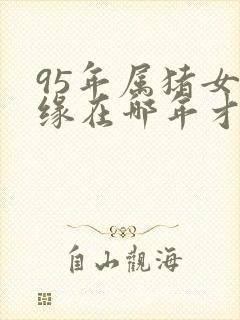 95年属猪女姻缘在哪年才会成功