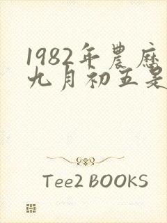 1982年农历九月初五是什么命