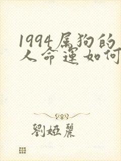 1994属狗的人命运如何