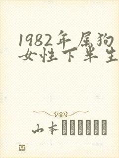 1982年属狗女性下半生命运