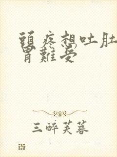 头疼想吐肚子胀胃难受封面