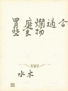 胃糜烂适合吃哪些食物