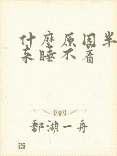 什么原因半夜醒来睡不着