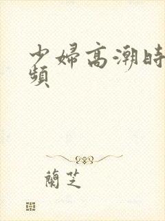 少妇高潮时候视频