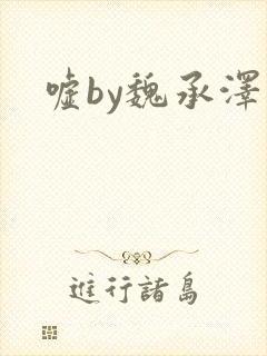 嘘by魏承泽封面