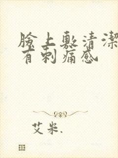 脸上敷清洁面膜有刺痛感