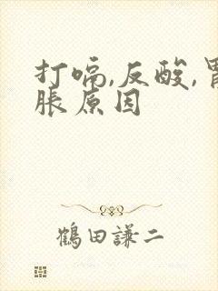 打嗝,反酸,胃胀原因