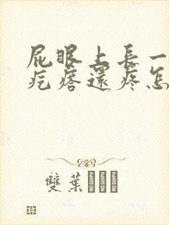 屁眼上长一个肉疙瘩还疼怎么回事