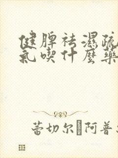 健脾祛湿疏肝理气吃什么药