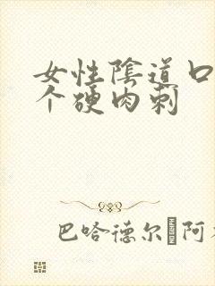 女性阴道口起了个硬肉刺