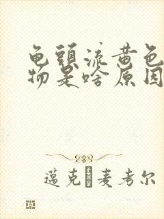 龟头流黄色分泌物是啥原因