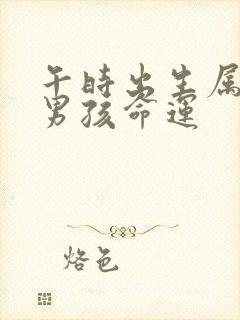 午时出生属鼠的男孩命运