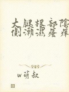 大腿根部阴囊两侧潮湿瘙痒