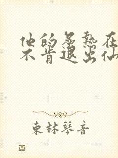 他的炙热在我那不肯退出仙侠封面