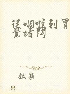 从咽喉到胃部感觉堵闷