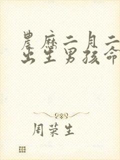 农历二月二十七出生男孩命运