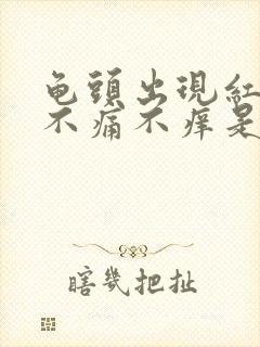 龟头出现红点点不痛不痒是什么原因