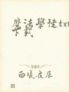 魔法学徒txt下载